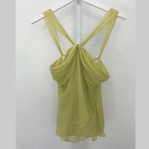 BCBG CELERY GREEN TOP SIZE US 4